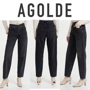 NWT Agolde Tapered Baggy High Rise Jean Shambles
